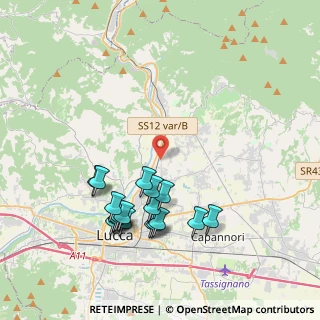 Mappa Via delle Ville, 55100 Lucca LU, Italia (4.20778)