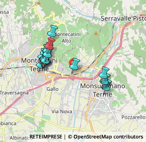 Mappa Via Fabio Filzi, 51018 Pieve A Nievole PT, Italia (1.68118)