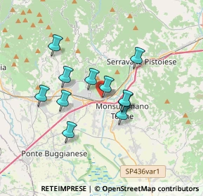 Mappa Via Fabio Filzi, 51018 Pieve A Nievole PT, Italia (2.95182)
