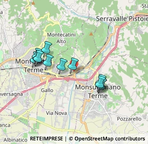 Mappa Via Giuseppe Giusti, 51018 Pieve A Nievole PT, Italia (1.64833)
