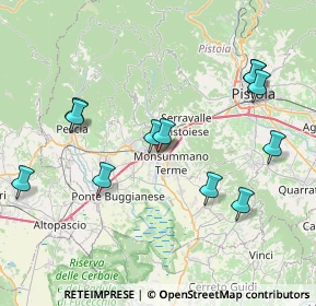 Mappa Via Giuseppe Giusti, 51018 Pieve A Nievole PT, Italia (8.5775)