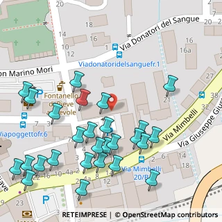 Mappa Via Francesco Mimbelli, 51018 Pieve a Nievole PT, Italia (0.08889)