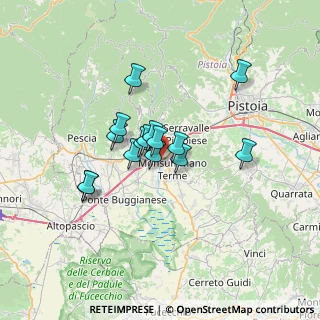 Mappa Via Francesco Mimbelli, 51018 Pieve a Nievole PT, Italia (4.94267)