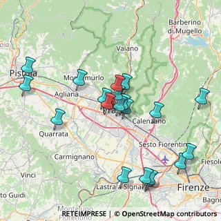 Mappa Piazza Ospedale, 59100 Prato PO, Italia (8.2075)