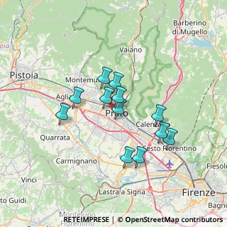 Mappa Piazza Ospedale, 59100 Prato PO, Italia (5.74583)