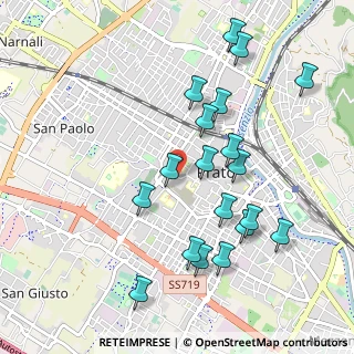 Mappa Piazza Ospedale, 59100 Prato PO, Italia (1.0815)