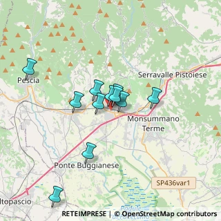 Mappa Via Col di Lana, 51016 Montecatini Terme PT, Italia (2.87182)