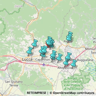 Mappa Via Nuova, 55012 Capannori LU, Italia (5.26118)