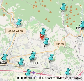 Mappa Via Nuova, 55012 Capannori LU, Italia (5.68615)