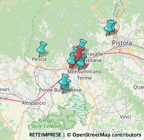 Mappa Corso Giacomo Matteotti, 51018 Montecatini Terme PT, Italia (4.62727)