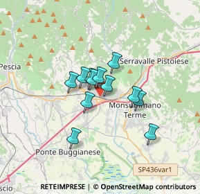 Mappa Corso Giacomo Matteotti, 51018 Montecatini Terme PT, Italia (2.2625)