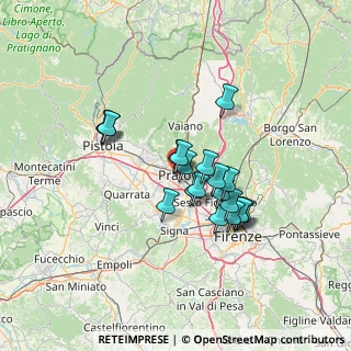 Mappa Via Giuseppe Verdi, 59100 Prato PO, Italia (10.8835)