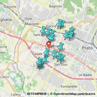Mappa Via Filippo Filugelli, 59100 Prato PO, Italia (1.5125)