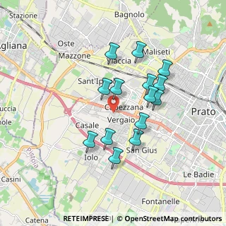 Mappa Via Filippo Filugelli, 59100 Prato PO, Italia (1.57786)