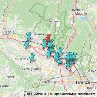 Mappa Via dell'Accademia, 59100 Prato PO, Italia (6.04667)