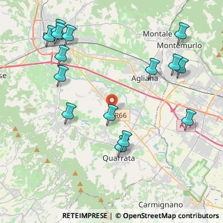 Mappa Via dei Prati, 51039 Quarrata PT, Italia (5.21467)