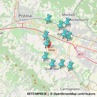 Mappa Via dei Prati, 51039 Quarrata PT, Italia (3.47727)