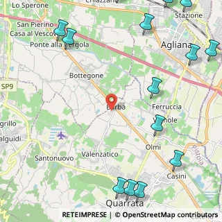 Mappa Via dei Prati, 51039 Quarrata PT, Italia (3.52786)