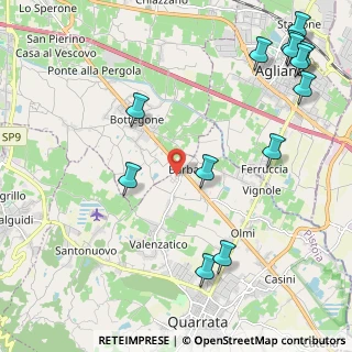 Mappa Via dei Prati, 51039 Quarrata PT, Italia (2.95308)