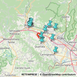 Mappa Via dei Prati, 51039 Quarrata PT, Italia (6.20231)