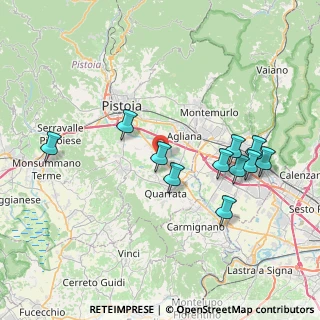 Mappa Via dei Prati, 51039 Quarrata PT, Italia (7.87455)
