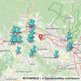 Mappa Via dei Prati, 51039 Quarrata PT, Italia (9.5645)