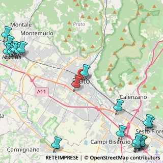 Mappa Via Benedetto Cairoli, 59100 Prato PO, Italia (7.6785)