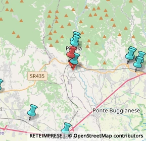 Mappa Via delle Gardenie, 51017 Pescia PT, Italia (5.05182)