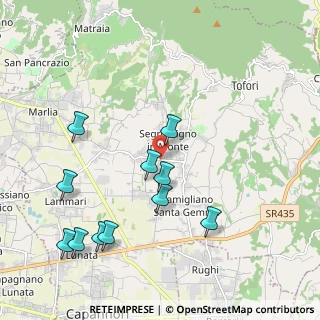Mappa Via Comunale Nuova, 55012 Capannori LU, Italia (2.27909)