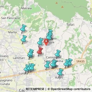 Mappa Via Comunale Nuova, 55012 Capannori LU, Italia (2.086)