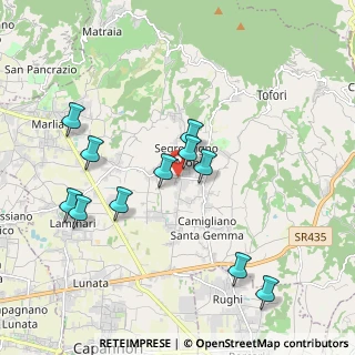 Mappa Via Comunale Nuova, 55012 Capannori LU, Italia (1.98545)