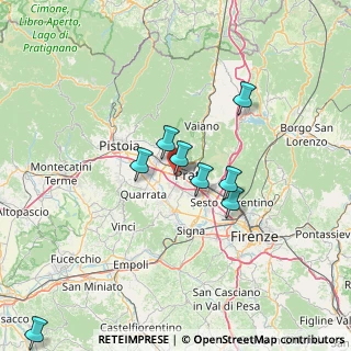 Mappa Via Alloro, 59100 Prato PO, Italia (23.21818)