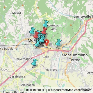 Mappa Piazzale Italia, 51016 Montecatini Terme PT, Italia (1.02947)