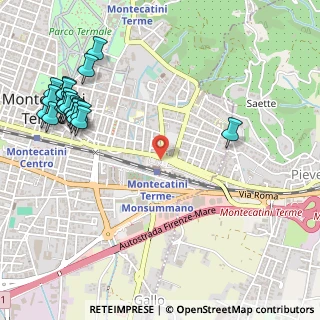 Mappa Piazzale Italia, 51016 Montecatini Terme PT, Italia (0.714)
