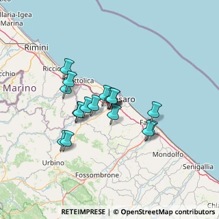 Mappa Via Brigata Garibaldi, 61122 Pesaro PU, Italia (10.70941)