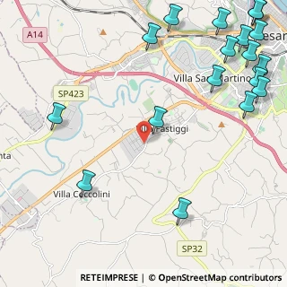 Mappa Via Brigata Garibaldi, 61122 Pesaro PU, Italia (3.41667)