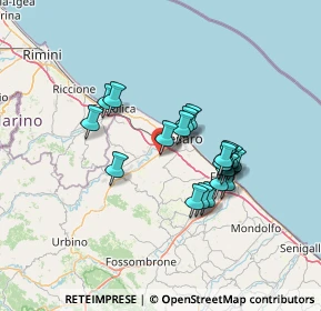 Mappa Via Corpo Italiano di Liberazione, 61100 Pesaro PU, Italia (11.551)