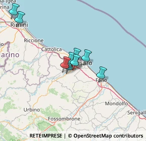 Mappa Via Corpo Italiano di Liberazione, 61100 Pesaro PU, Italia (20.22083)