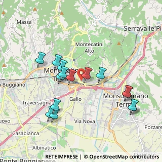 Mappa Via Pistoiese, 51016 Montecatini Terme PT, Italia (1.954)
