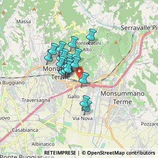 Mappa Via Pistoiese, 51016 Montecatini Terme PT, Italia (1.2365)