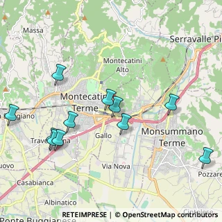 Mappa Via Pistoiese, 51016 Montecatini Terme PT, Italia (2.28909)