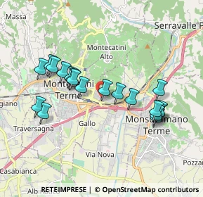 Mappa Via Dalmazia, 51018 Pieve A Nievole PT, Italia (1.82211)