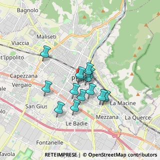 Mappa Via Bettino Ricasoli, 59100 Prato PO, Italia (1.27571)