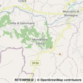 Mappa Montefiore Conca