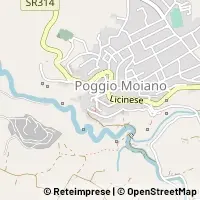Karte Poggio Moiano