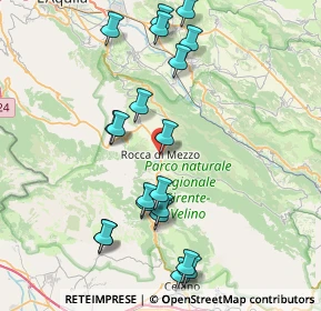 Mappa Rocca Di Mezzo, 67048 Rocca di Mezzo AQ, Italia (8.988)