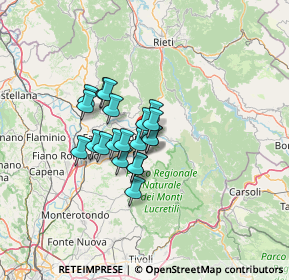 Mappa Via Farense, 02030 Poggio Nativo RI, Italia (9.146)