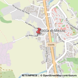 Mappa Via Delle Cese, 67048 Rocca di Mezzo, L'Aquila (Abruzzo)