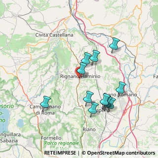 Mappa Via Zandonai, 00068 Rignano Flaminio RM, Italia (7.59917)