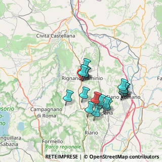 Mappa Via Zandonai, 00068 Rignano Flaminio RM, Italia (6.63)